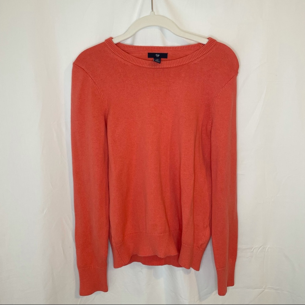 Gap Sweater Coral Orange Pullover Size Women's S